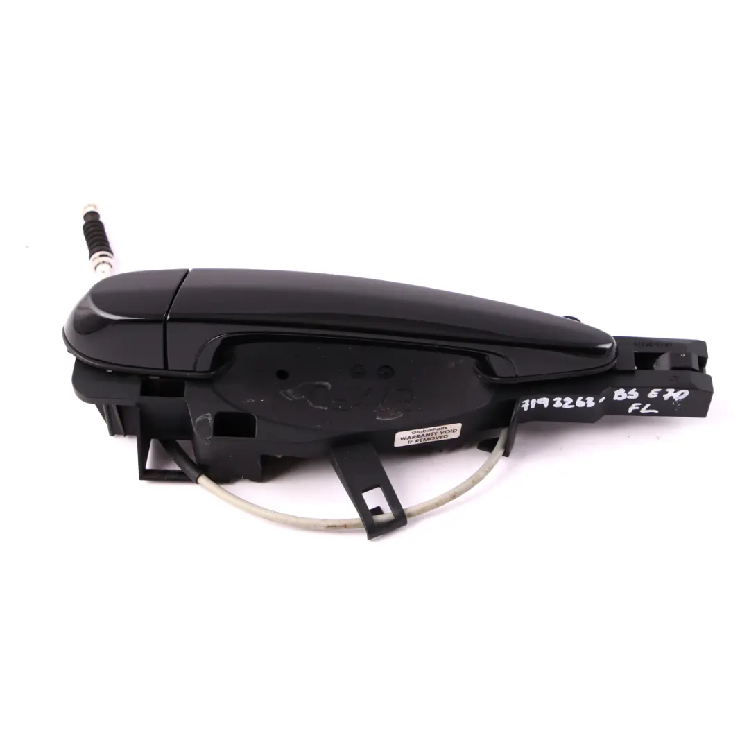 Outside Door Handle Front Left N/S Black Sapphire Metallic 475 to BMW X5 E70 with Part number 7193263 BMW X5 E70 Outside Door Handle Front Left N/S Black Sapphire Metallic 475 - SKU rhd-7193263-BS - Part number 7193263