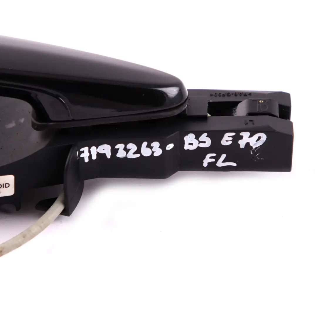 Outside Door Handle Front Left N/S Black Sapphire Metallic 475 to BMW X5 E70 with Part number 7193263 BMW X5 E70 Outside Door Handle Front Left N/S Black Sapphire Metallic 475 - SKU rhd-7193263-BS - Part number 7193263