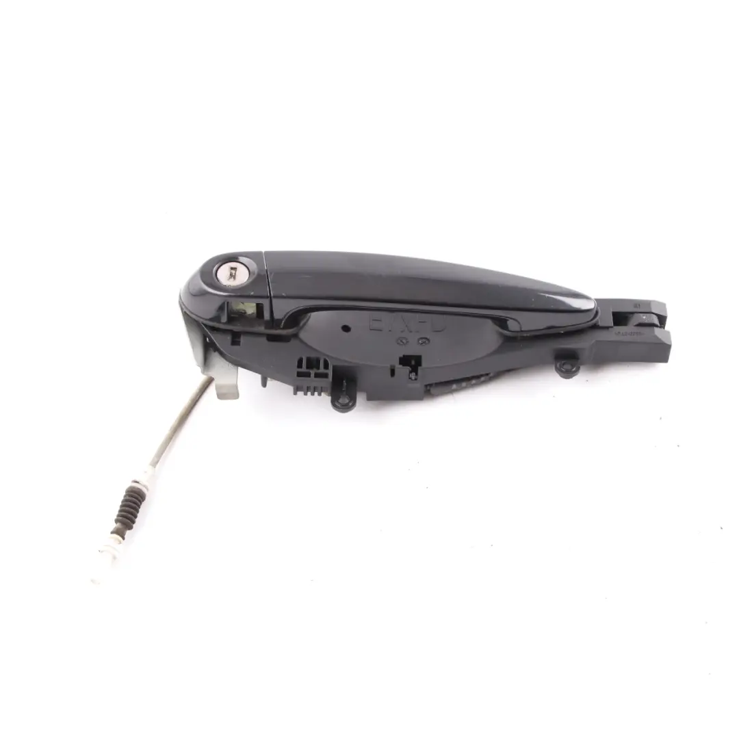 BMW X5 E70 Complete Front Right Grab Handle O/S Exterior Black Sapphire 475 - SKU rhd-7193278-BS - Part number 7193278