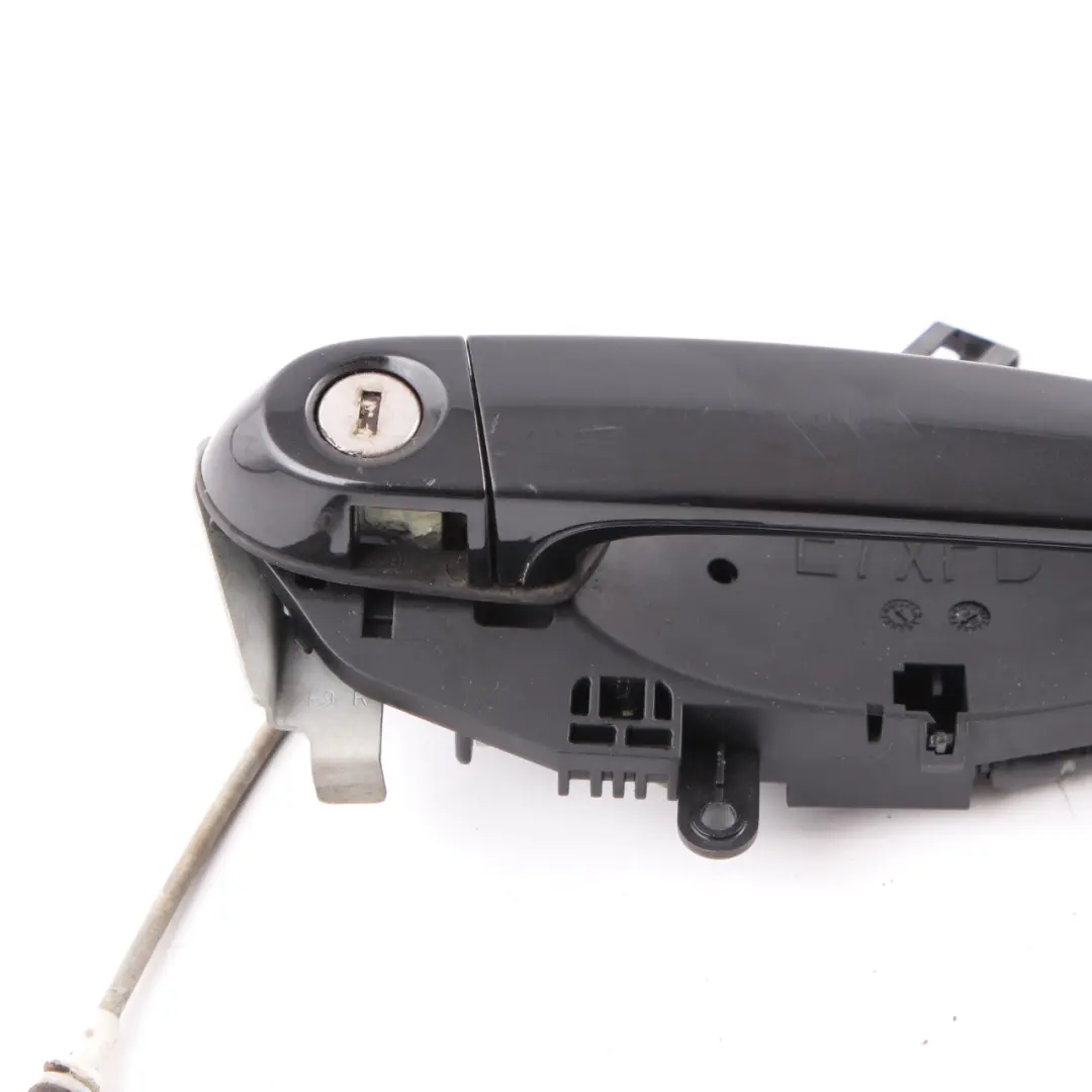 BMW X5 E70 Complete Front Right Grab Handle O/S Exterior Black Sapphire 475 - SKU rhd-7193278-BS - Part number 7193278