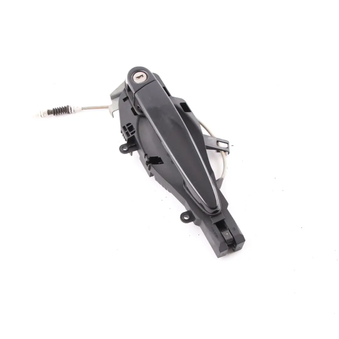 BMW X5 E70 Complete Front Right Grab Handle O/S Exterior Black Sapphire 475 - SKU rhd-7193278-BS - Part number 7193278