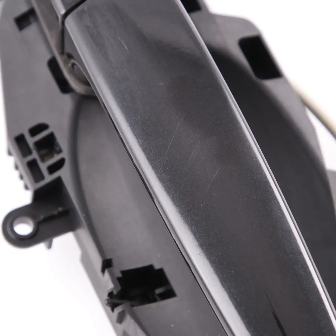 BMW X5 E70 Complete Front Right Grab Handle O/S Exterior Black Sapphire 475 - SKU rhd-7193278-BS - Part number 7193278