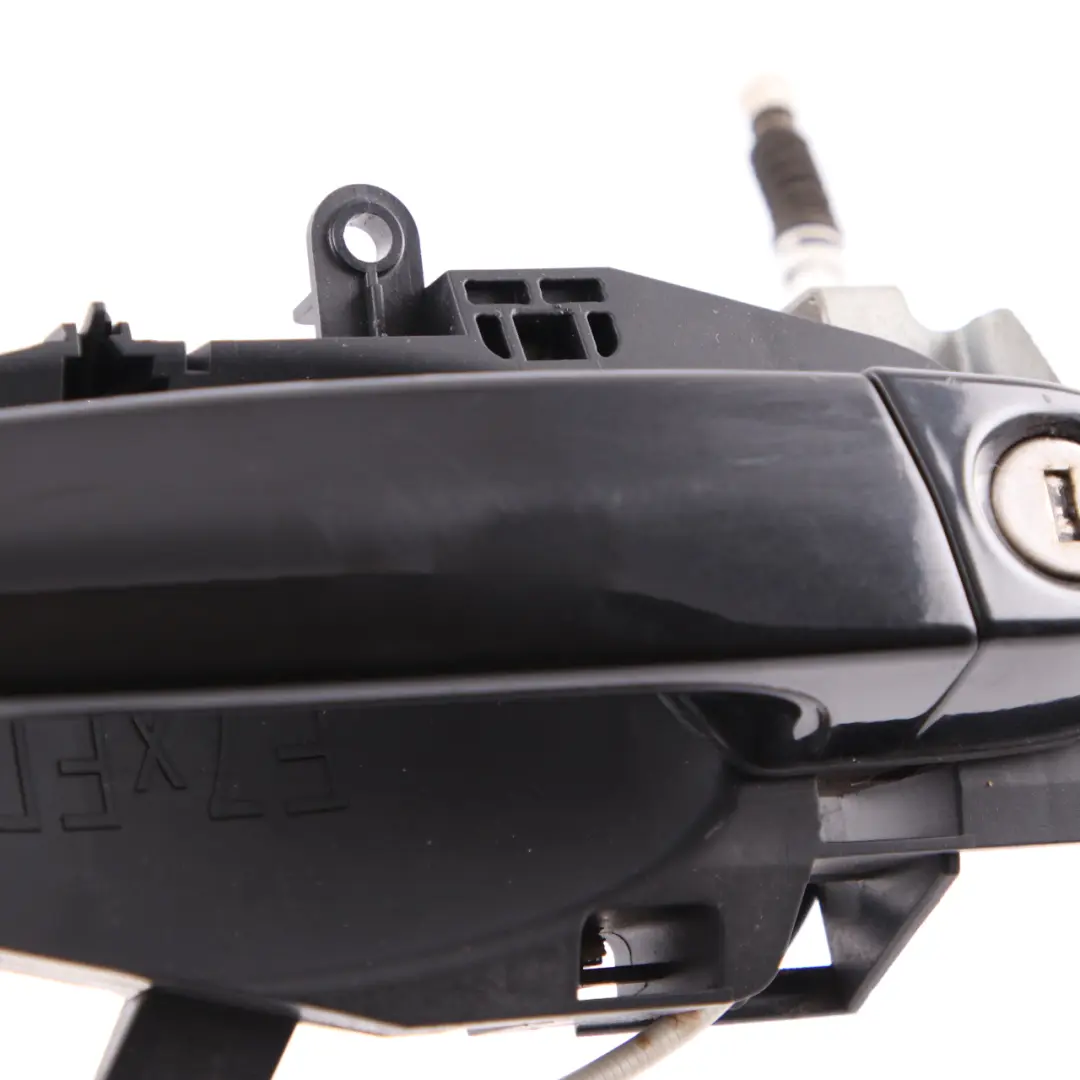 BMW X5 E70 Complete Front Right Grab Handle O/S Exterior Black Sapphire 475 - SKU rhd-7193278-BS - Part number 7193278