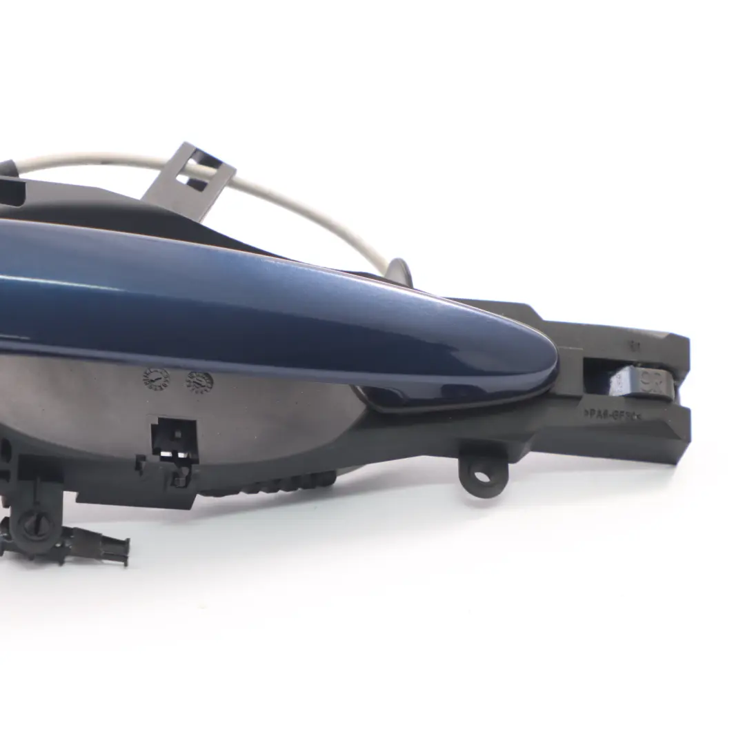 Grab Handle Door Front Right O/S Outside Deep Sea Blue Metallic - A76 to BMW X5 E70 with Part number 7193278 BMW X5 E70 Grab Handle Door Front Right O/S Outside Deep Sea Blue Metallic - A76 - SKU rhd-7193278-DSB - Part number 7193278