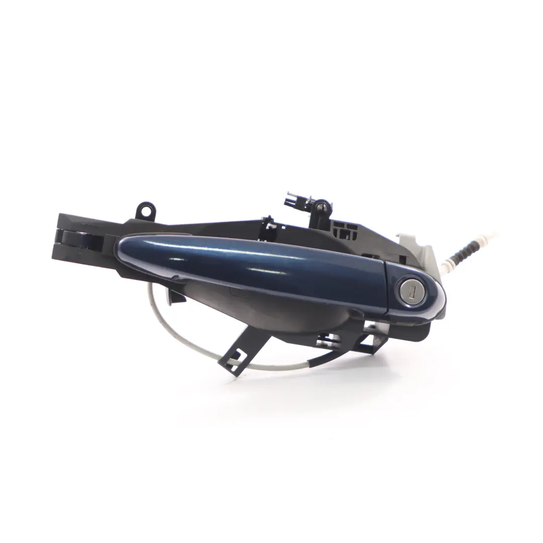 BMW X5 E70 Grab Handle Door Front Right O/S Outside Deep Sea Blue Metallic - A76 - SKU rhd-7193278-DSB - Part number 7193278