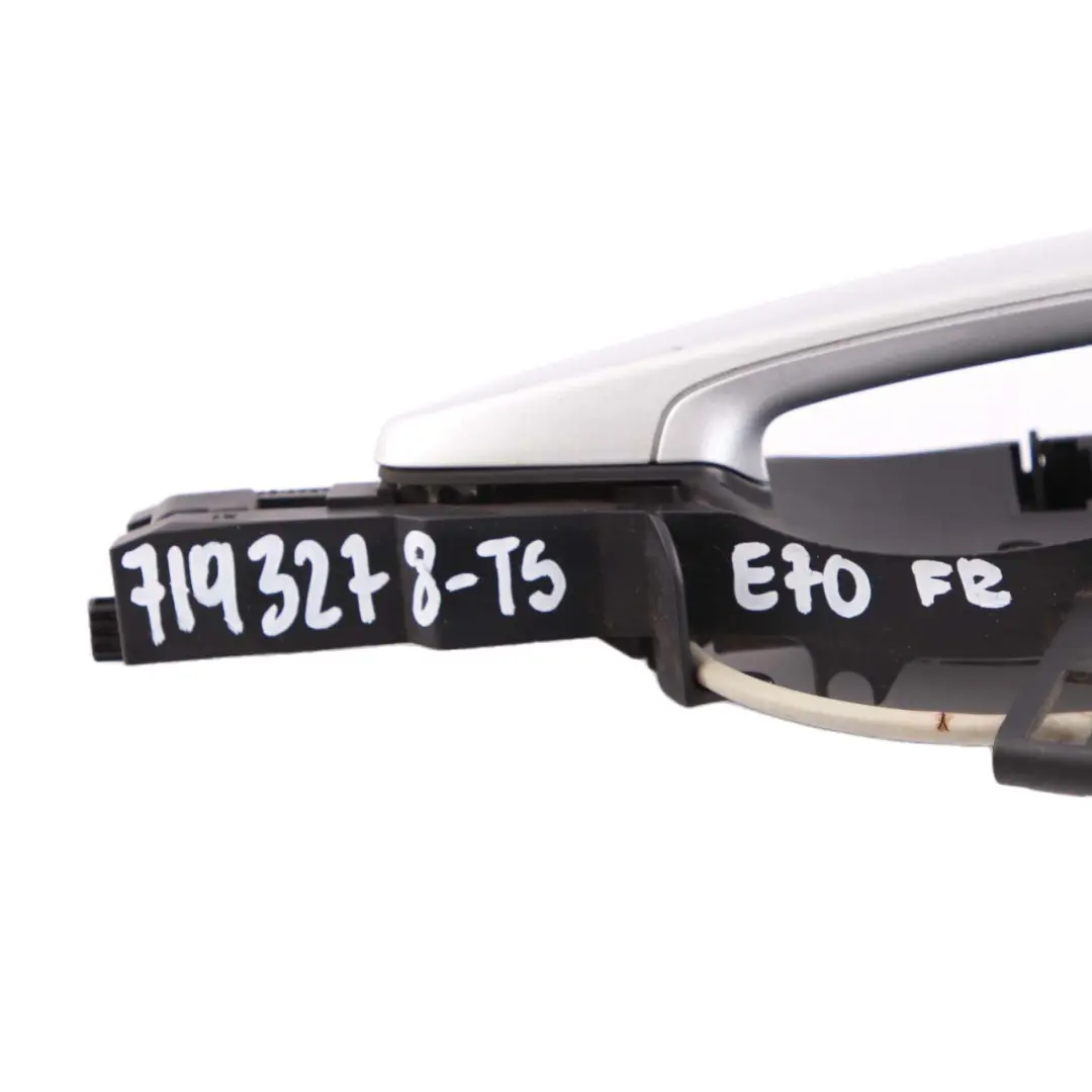 BMW X5 E70 Front Right Grab Handle O/S Comfort Titansilber Titanium Silver 354 - SKU rhd-7193278-TS - Part number 7193278