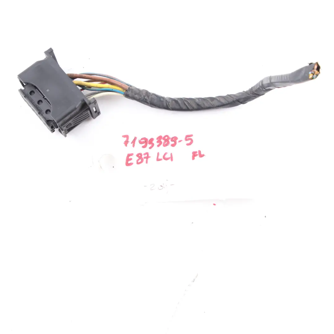 BMW E81 E82 E87 LCI Headlight Lamp Light Left N/S Plug Socket Wiring 6925638 - SKU rhd-7193389-5 - Part number 7193389