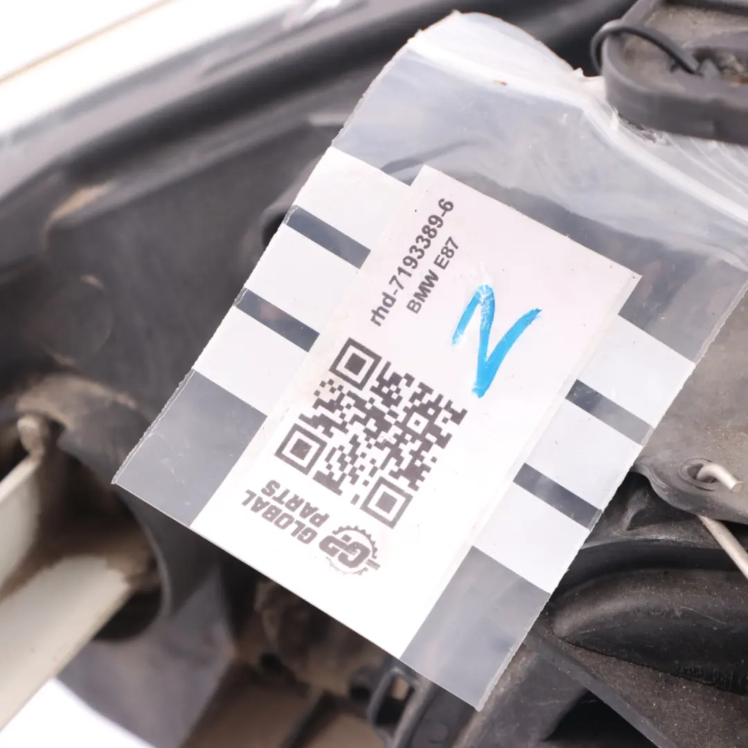 Front Headlamp BMW E81 E82 E87 LCI E88 Headlight Lamp Light Left N/S to with Part number 7193389 Front Headlamp BMW E81 E82 E87 LCI E88 Headlight Lamp Light Left N/S - SKU rhd-7193389-6 - Part number 7193389