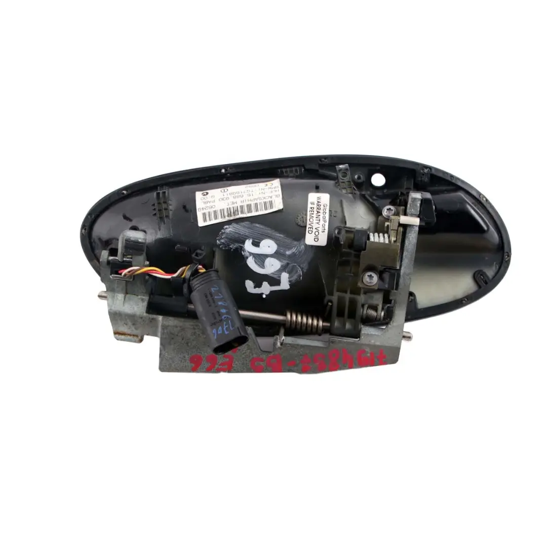 Door Handle Opener BMW E65 E66 Outer Front Left N/S Black Sapphire Metallic 475 to with Part number 7194837 Door Handle Opener BMW E65 E66 Outer Front Left N/S Black Sapphire Metallic 475 - SKU rhd-7194837-BS - Part number 7194837