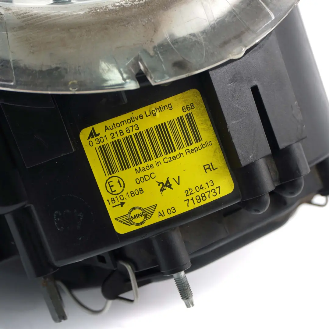 Headlight Lamp Left N/S to Mini Cooper R50 R52 R53 Xenon with Part number 7198737 Mini Cooper R50 R52 R53 Xenon Headlight Lamp Left N/S - SKU rhd-7198737 - Part number 7198737