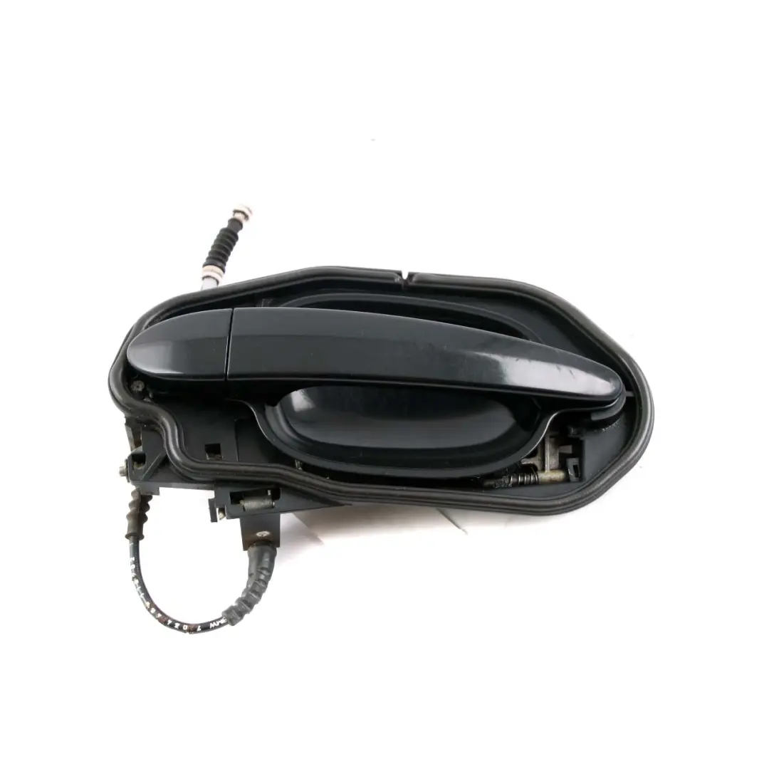 Complete Front Left Grab Handle N/S Black Sapphire 475 to BMW 5 Series E60 E61 with Part number 7199555 BMW 5 Series E60 E61 Complete Front Left Grab Handle N/S Black Sapphire 475 - SKU rhd-7199555-BS - Part number 7199555