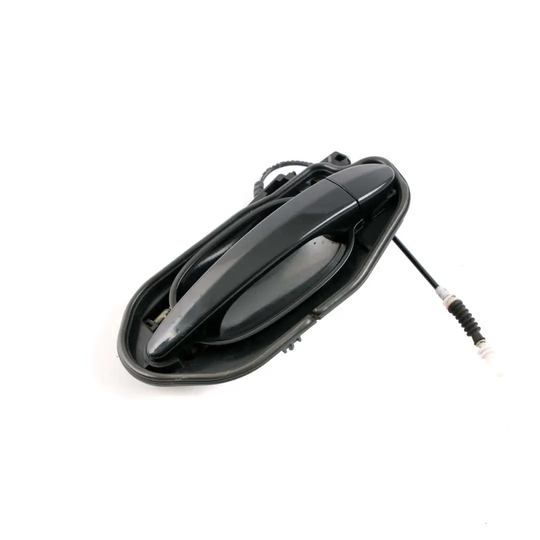 Complete Front Left Grab Handle N/S Black Sapphire 475 to BMW 5 Series E60 E61 with Part number 7199555 BMW 5 Series E60 E61 Complete Front Left Grab Handle N/S Black Sapphire 475 - SKU rhd-7199555-BS - Part number 7199555