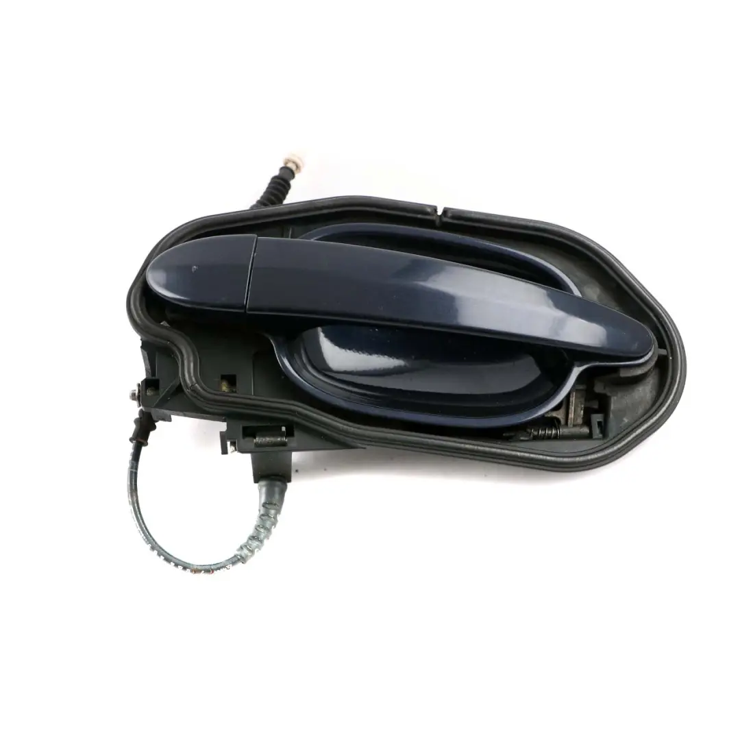 Complete Front Left Grab Handle N/S Orientblau Orient Blue 317 to BMW 5 E60 E61 with Part number 7034469 BMW 5 E60 E61 Complete Front Left Grab Handle N/S Orientblau Orient Blue 317 - SKU rhd-7199555-OB - Part number 7034469