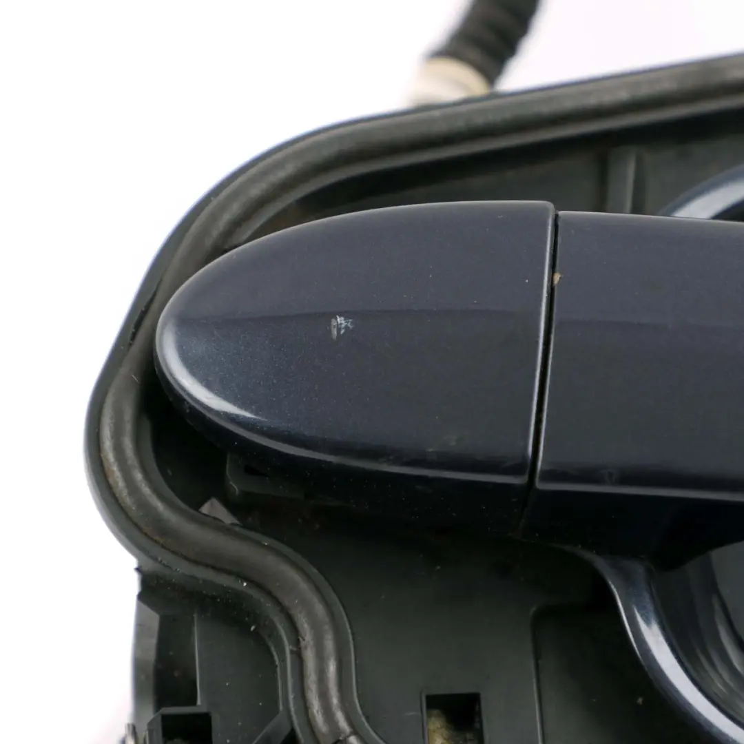 Complete Front Left Grab Handle N/S Orientblau Orient Blue 317 to BMW 5 E60 E61 with Part number 7034469 BMW 5 E60 E61 Complete Front Left Grab Handle N/S Orientblau Orient Blue 317 - SKU rhd-7199555-OB - Part number 7034469