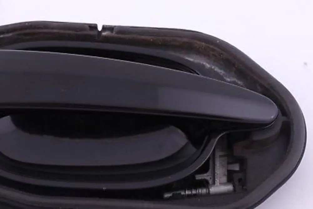 BMW 5 Series E60 E61 Complete Front Left Grab Handle N/S Schwarz 2 Black - SKU rhd-7199555-SCH1 - Part number 7199555