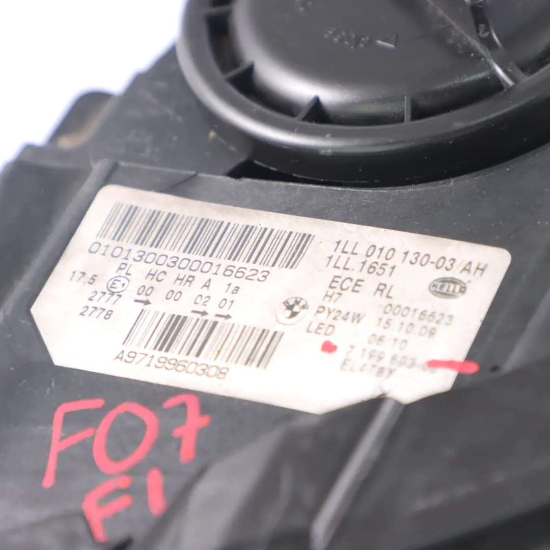 Headlight Headlamp Lamp Light Front Left N/S to BMW F07 GT with Part number 7199603 BMW F07 GT Headlight Headlamp Lamp Light Front Left N/S - SKU rhd-7199603 - Part number 7199603