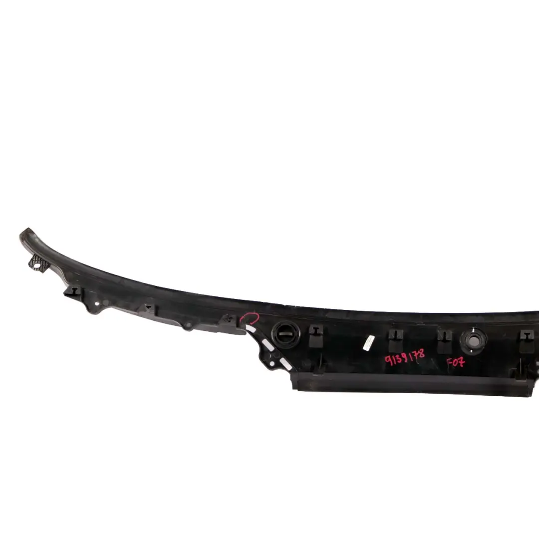 Window Windscreen Windshield Scuttle Trim Panel Cover to BMW 5 Series F07 GT with Part number 7199792 BMW 5 Series F07 GT Window Windscreen Windshield Scuttle Trim Panel Cover - SKU rhd-7199792 - Part number 7199792