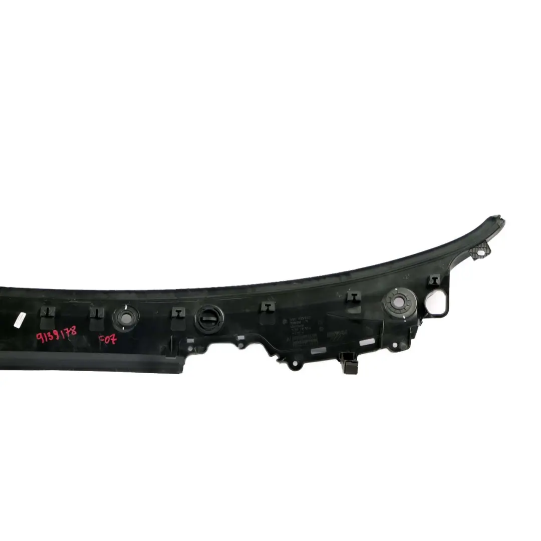 Window Windscreen Windshield Scuttle Trim Panel Cover to BMW 5 Series F07 GT with Part number 7199792 BMW 5 Series F07 GT Window Windscreen Windshield Scuttle Trim Panel Cover - SKU rhd-7199792 - Part number 7199792