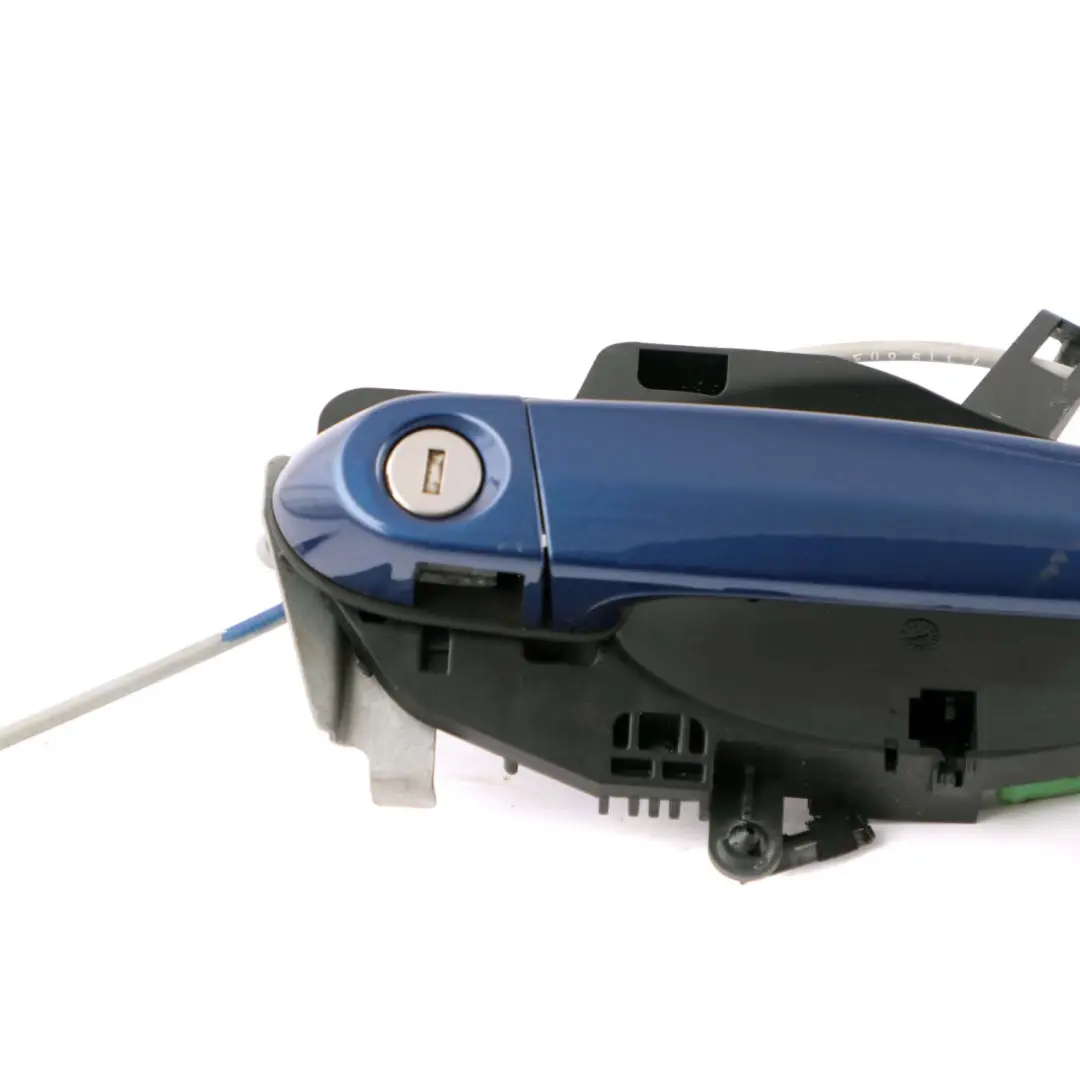 Front Grab Outside Door Handle Right O/S Le Mans Blau Blue 381 to BMW 3 E90 E92 with Part number 7199838 BMW 3 E90 E92 Front Grab Outside Door Handle Right O/S Le Mans Blau Blue 381 - SKU rhd-7199838-LMB1 - Part number 7199838