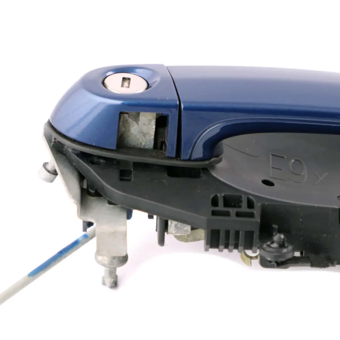 BMW 3 E90 E92 Front Grab Outside Door Handle Right O/S Le Mans Blau Blue 381 - SKU rhd-7199838-LMB1 - Part number 7199838
