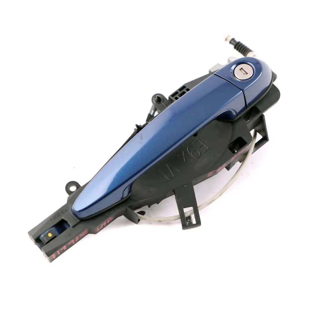 Front Grab Outside Door Handle Right O/S Le Mans Blau Blue 381 to BMW 3 E90 E92 with Part number 7199838 BMW 3 E90 E92 Front Grab Outside Door Handle Right O/S Le Mans Blau Blue 381 - SKU rhd-7199838-LMB1 - Part number 7199838