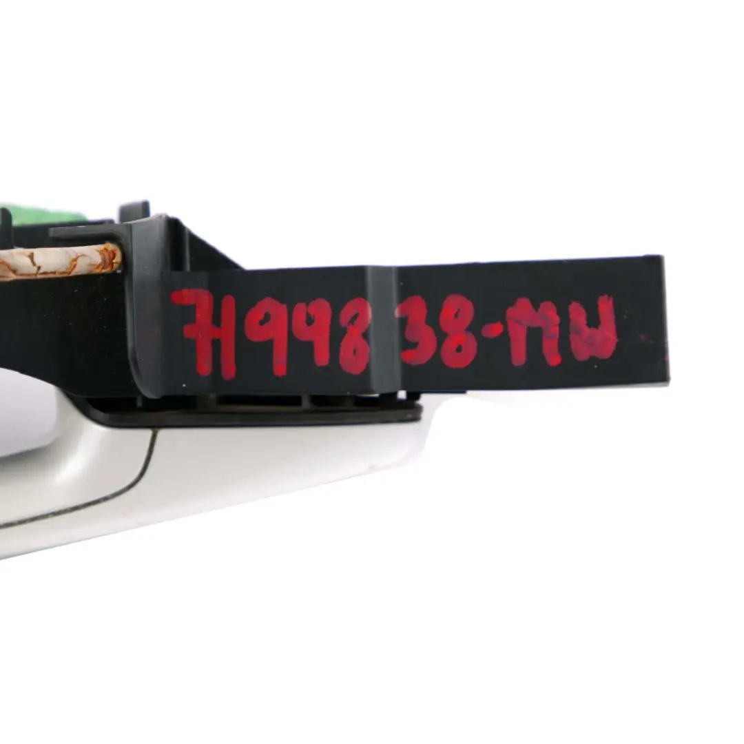 Front Grab Outside Door Handle Right O/S Mineralweiss White A96 to BMW 3 E90 E92 with Part number 7199838 BMW 3 E90 E92 Front Grab Outside Door Handle Right O/S Mineralweiss White A96 - SKU rhd-7199838-MW - Part number 7199838