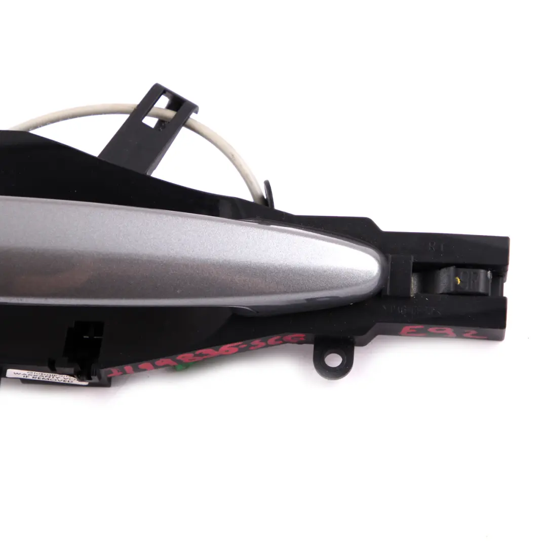  Door Grab Handle BMW E90 E92 Front Outside Right O/S Spacegrau Space Grey A52 - SKU rhd-7199838-SCG - Part number 7199838