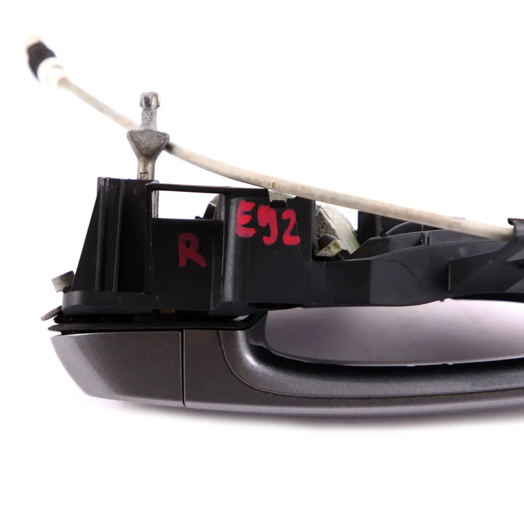  Door Grab Handle BMW E90 E92 Front Outside Right O/S Spacegrau Space Grey A52 - SKU rhd-7199838-SCG - Part number 7199838