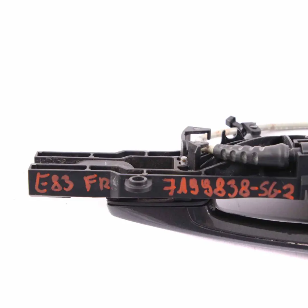  Grab Handle BMW E90 Front Outside Door Right O/S Sparkling Graphite Metallic A22 - SKU rhd-7199838-SG2 - Part number 7199838