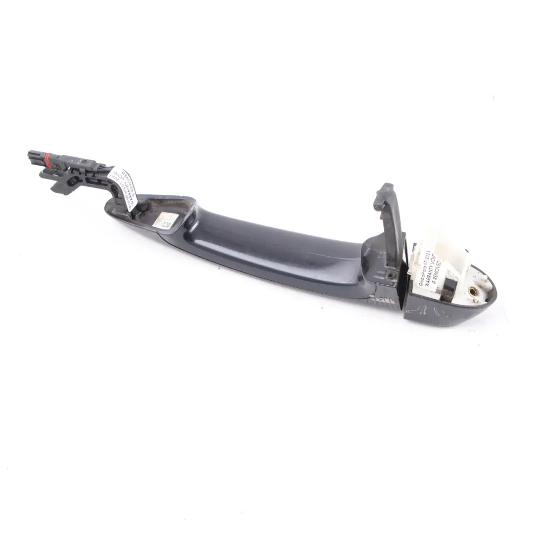 Grab Handle Front Door Left N/S Comfort Access Azurit Black Metallic S34 to BMW E93 with Part number 7207569 BMW E93 Grab Handle Front Door Left N/S Comfort Access Azurit Black Metallic S34 - SKU rhd-7207569-AZB - Part number 7207569