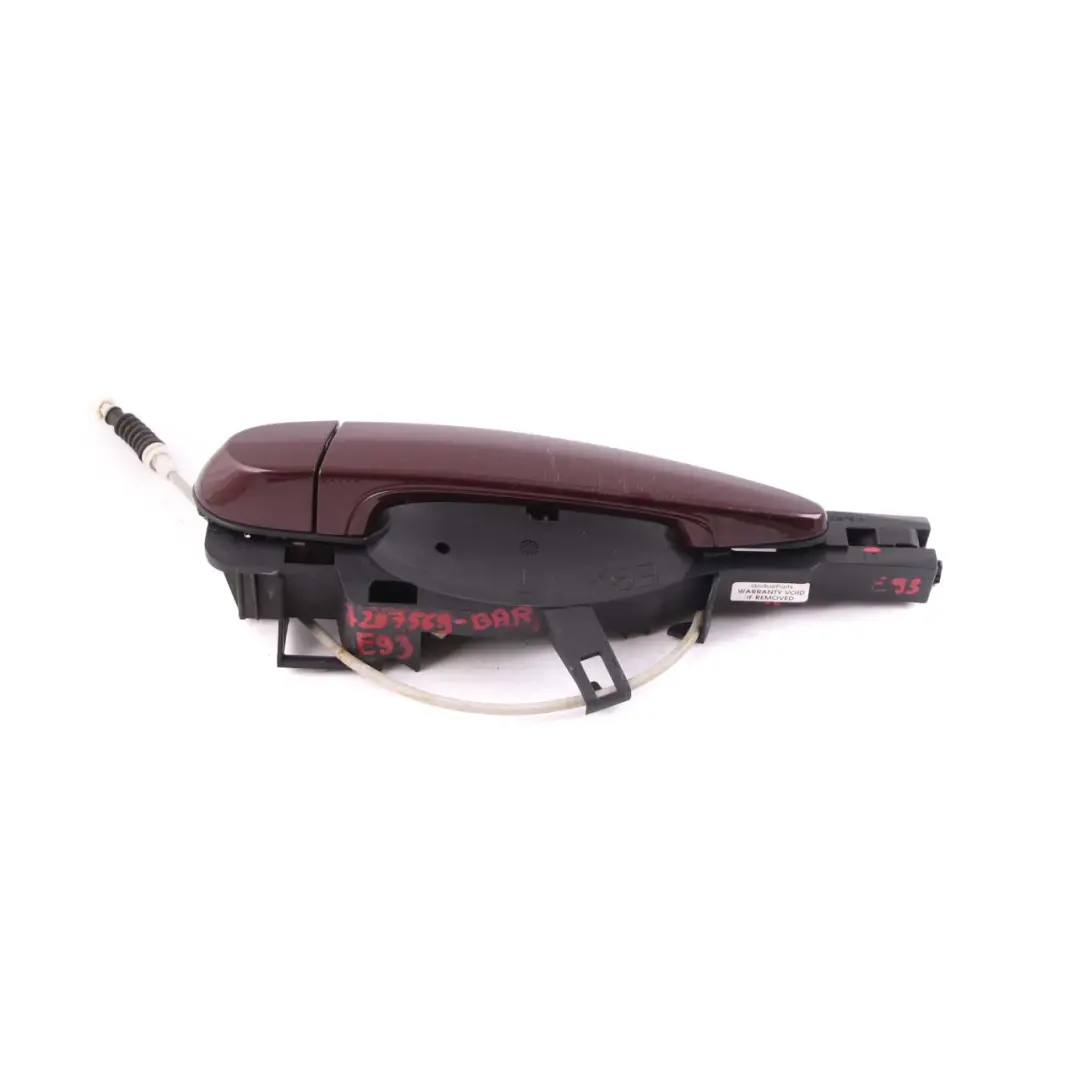 Grab Handle Door BMW E93 Complete Front Left N/S Comfort Access Barberarot Red to with Part number 7207569 Grab Handle Door BMW E93 Complete Front Left N/S Comfort Access Barberarot Red - SKU rhd-7207569-BAR - Part number 7207569