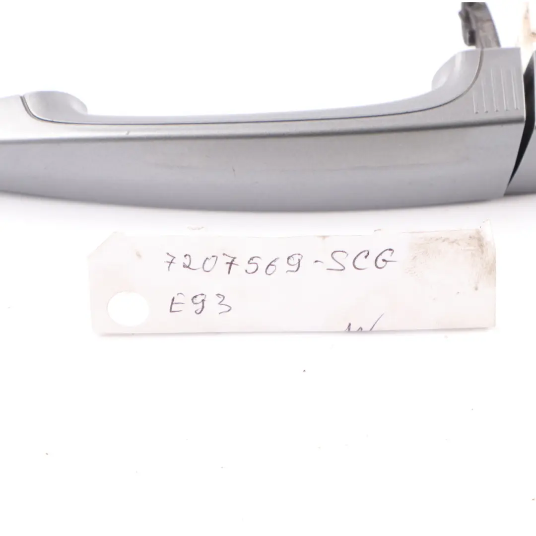 Grab Handle Front Door Left N/S Outside Comfort Access Space Grey - A52 to BMW E93 with Part number 7207569 BMW E93 Grab Handle Front Door Left N/S Outside Comfort Access Space Grey - A52 - SKU rhd-7207569-SCG - Part number 7207569