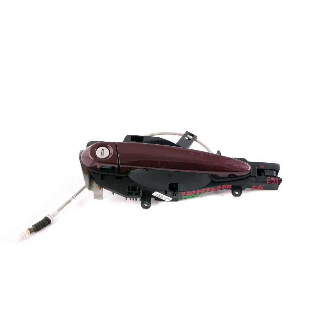 Grab Handle Door BMW E93 Complete Front Right O/S Comfort Access Barberarot Red to with Part number 7207572 Grab Handle Door BMW E93 Complete Front Right O/S Comfort Access Barberarot Red - SKU rhd-7207572-BAR - Part number 7207572