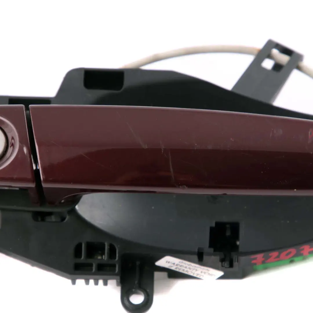  Grab Handle Door BMW E93 Complete Front Right O/S Comfort Access Barberarot Red - SKU rhd-7207572-BAR - Part number 7207572