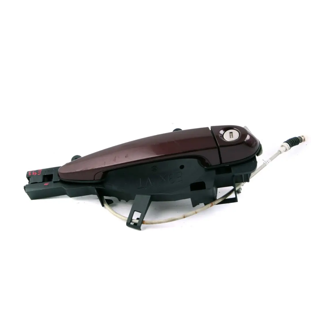  Grab Handle Door BMW E93 Complete Front Right O/S Comfort Access Barberarot Red - SKU rhd-7207572-BAR - Part number 7207572