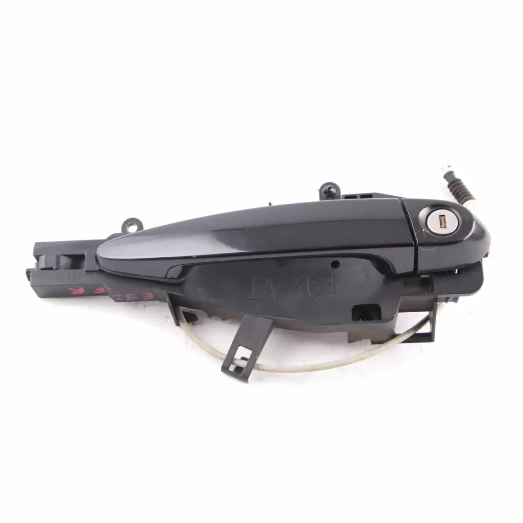 Door Grab Handle Front Right O/S Comfort Access Black Sapphire to BMW E93 with Part number 7207572 BMW E93 Door Grab Handle Front Right O/S Comfort Access Black Sapphire - SKU rhd-7207572-BS - Part number 7207572