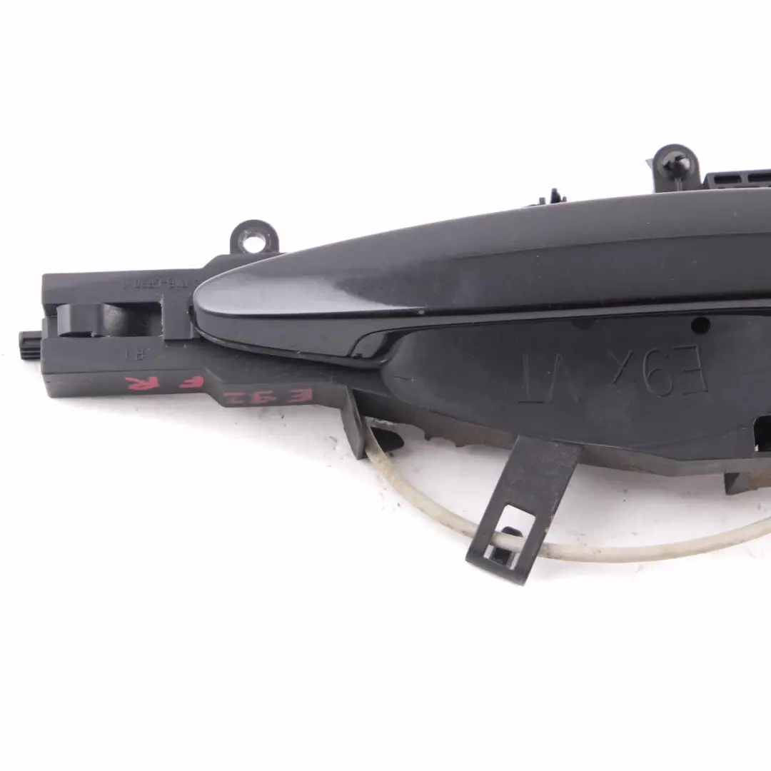 Door Grab Handle Front Right O/S Comfort Access Black Sapphire to BMW E93 with Part number 7207572 BMW E93 Door Grab Handle Front Right O/S Comfort Access Black Sapphire - SKU rhd-7207572-BS - Part number 7207572