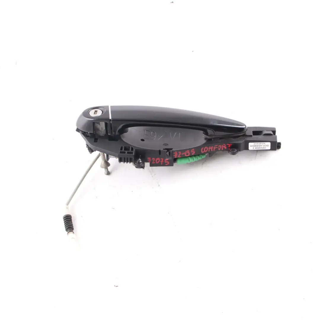 BMW E93 Door Grab Handle Front Right O/S Comfort Access Black Sapphire - SKU rhd-7207572-BS - Part number 7207572