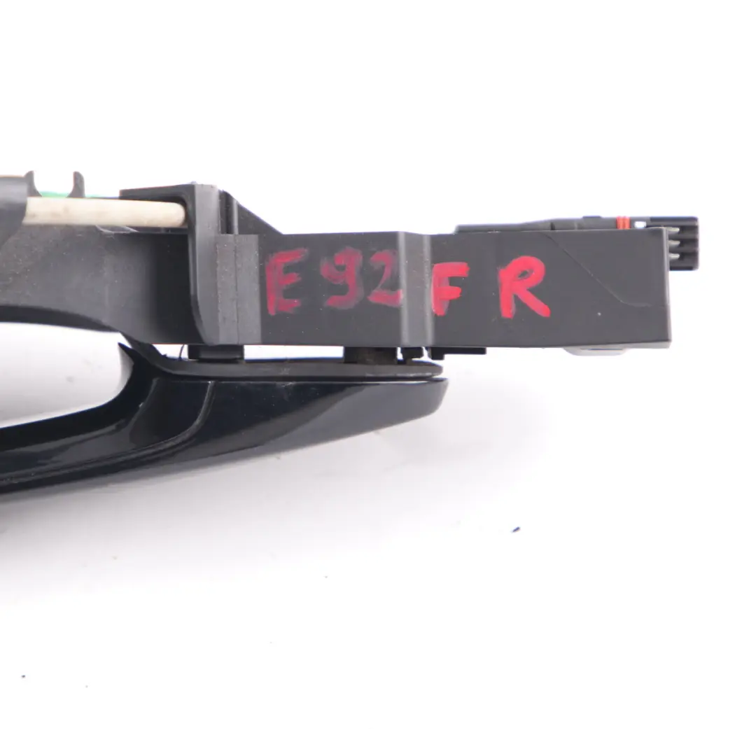 Door Grab Handle Front Right O/S Comfort Access Black Sapphire to BMW E93 with Part number 7207572 BMW E93 Door Grab Handle Front Right O/S Comfort Access Black Sapphire - SKU rhd-7207572-BS - Part number 7207572