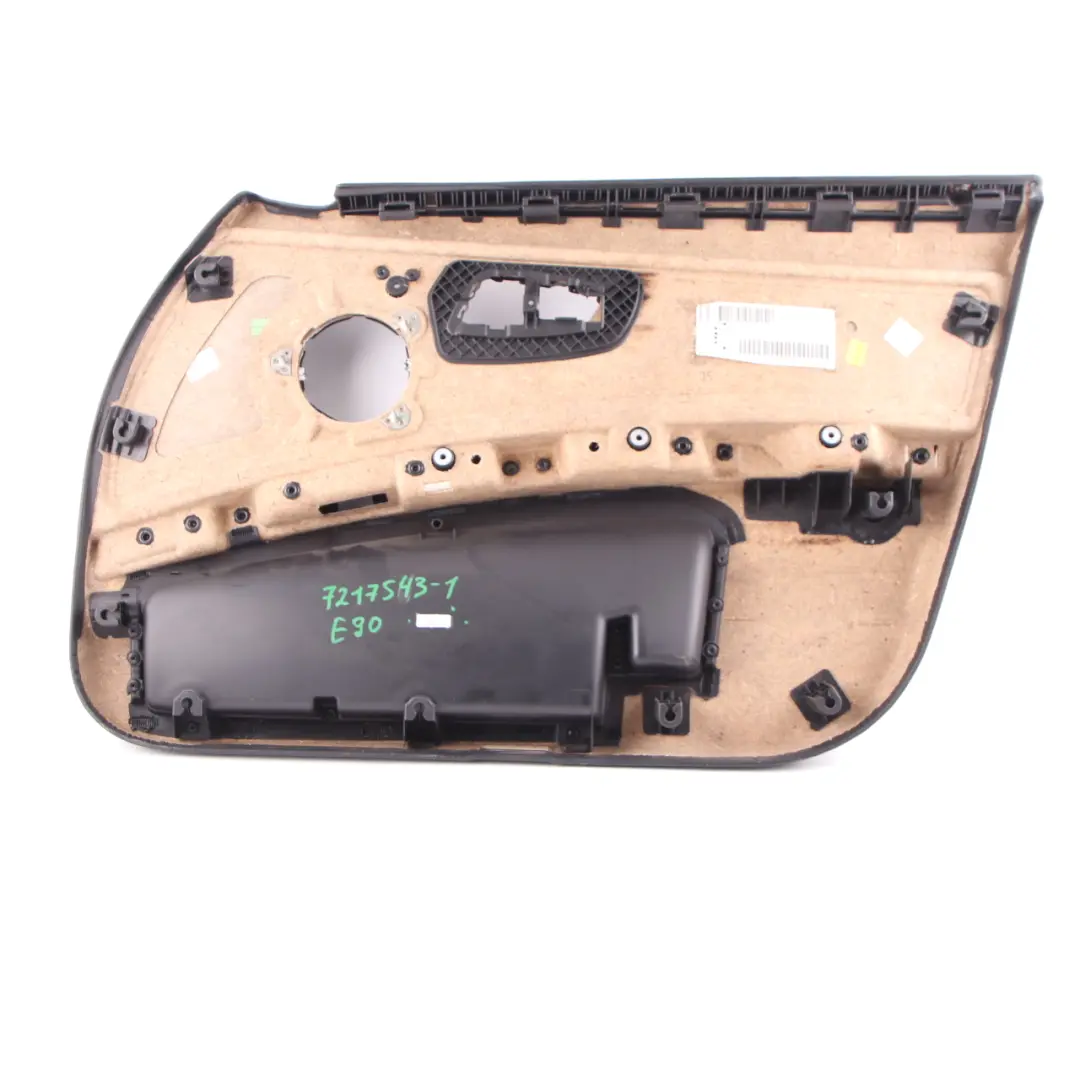 Door Card Trim Panel Front Left Passenger Side N/S to BMW E90 E91 Black with Part number 51417217543 BMW E90 E91 Black Door Card Trim Panel Front Left Passenger Side N/S - SKU rhd-7217543-1 - Part number 51417217543