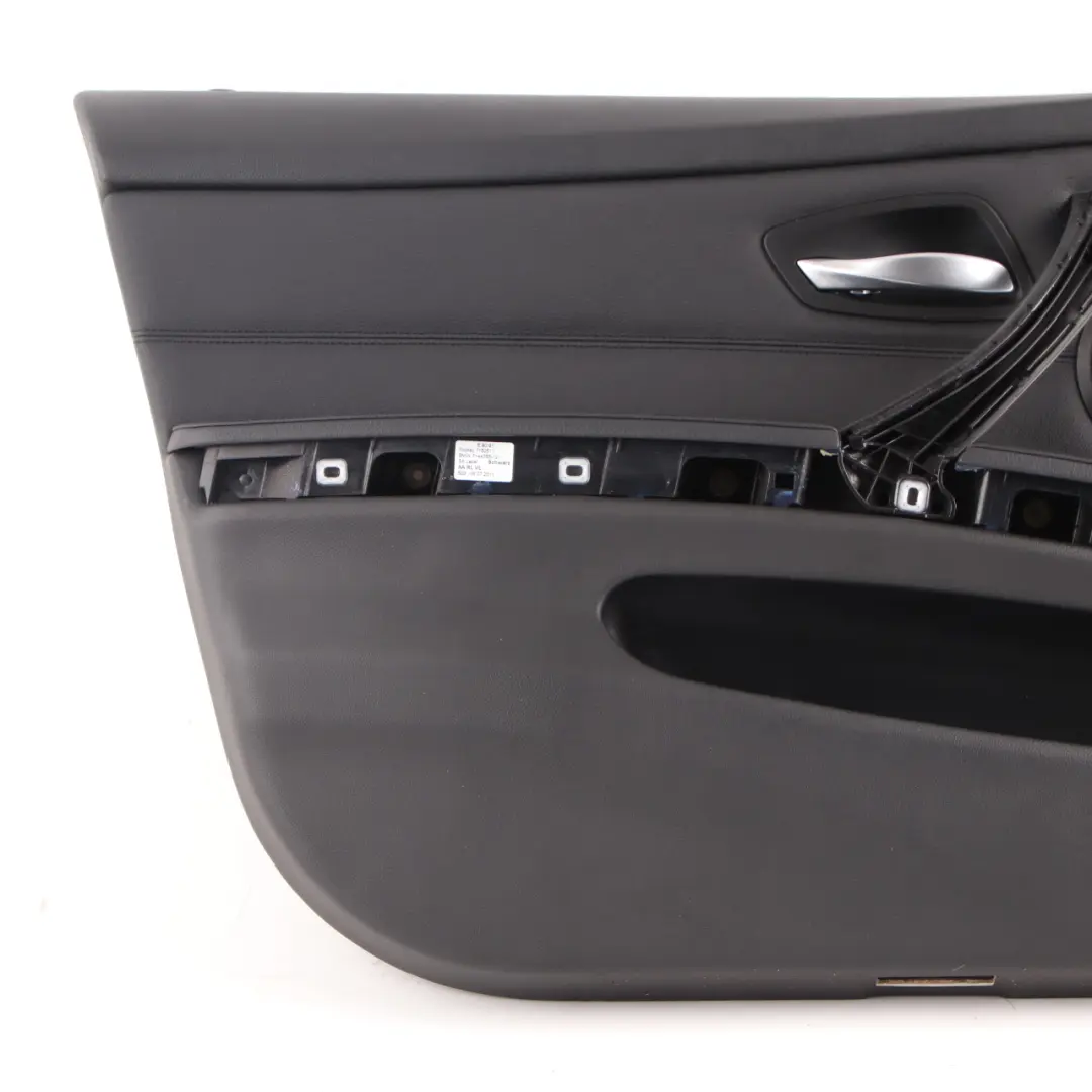Door Card Trim Panel Front Left Passenger Side N/S to BMW 3 Series E90 E91 Black with Part number 51417217543 BMW 3 Series E90 E91 Black Door Card Trim Panel Front Left Passenger Side N/S - SKU rhd-7217543 - Part number 51417217543
