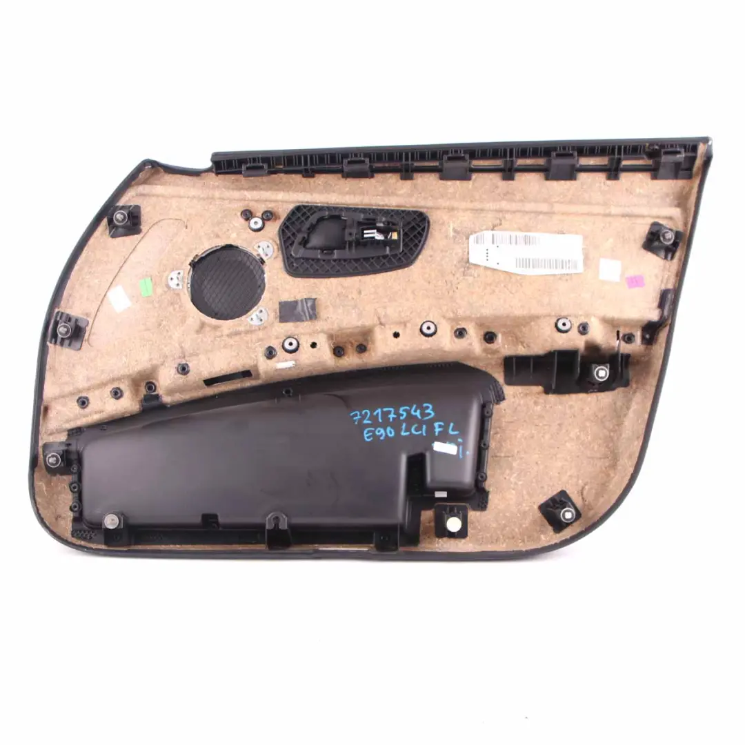 BMW 3 Series E90 E91 Black Door Card Trim Panel Front Left Passenger Side N/S - SKU rhd-7217543 - Part number 51417217543
