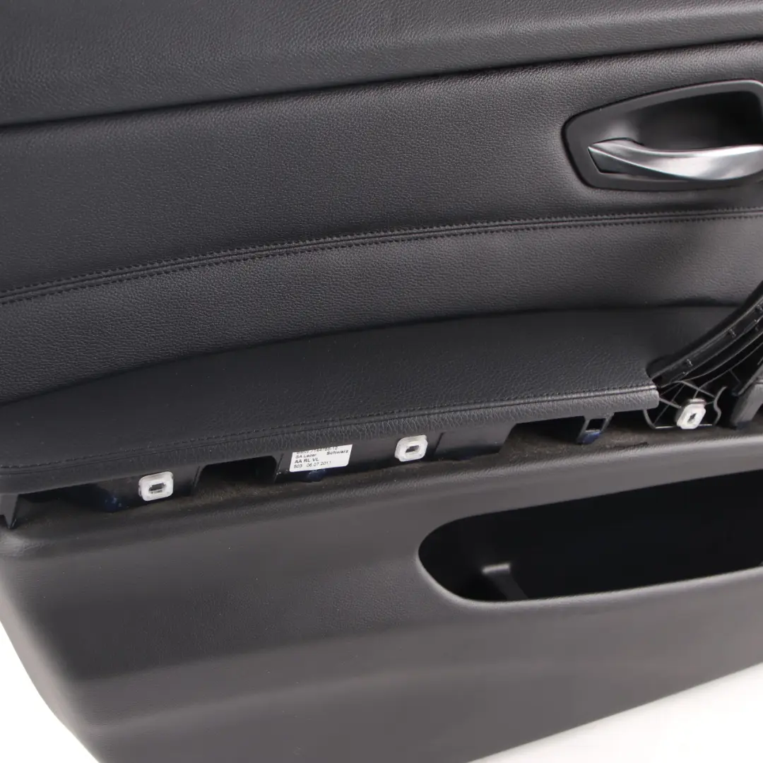 BMW 3 Series E90 E91 Black Door Card Trim Panel Front Left Passenger Side N/S - SKU rhd-7217543 - Part number 51417217543