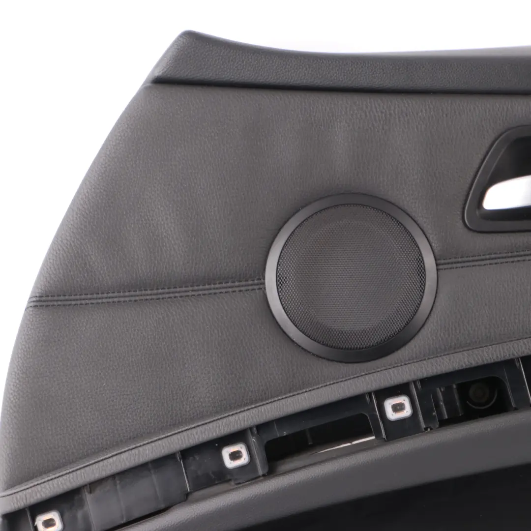 BMW E90 E91 Front Right O/S Door Card Lateral Lining Black Leather - SKU rhd-7217544-1 - Part number 7217544