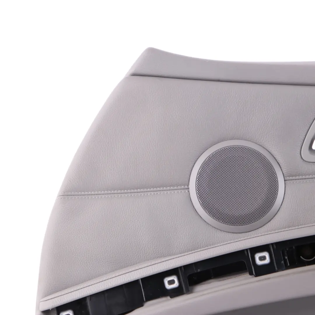 BMW 3 Series E90 E91 1 Grey Leather Front Right O/S Door Card Trim Panel - SKU rhd-7217548-1 - Part number 7217548