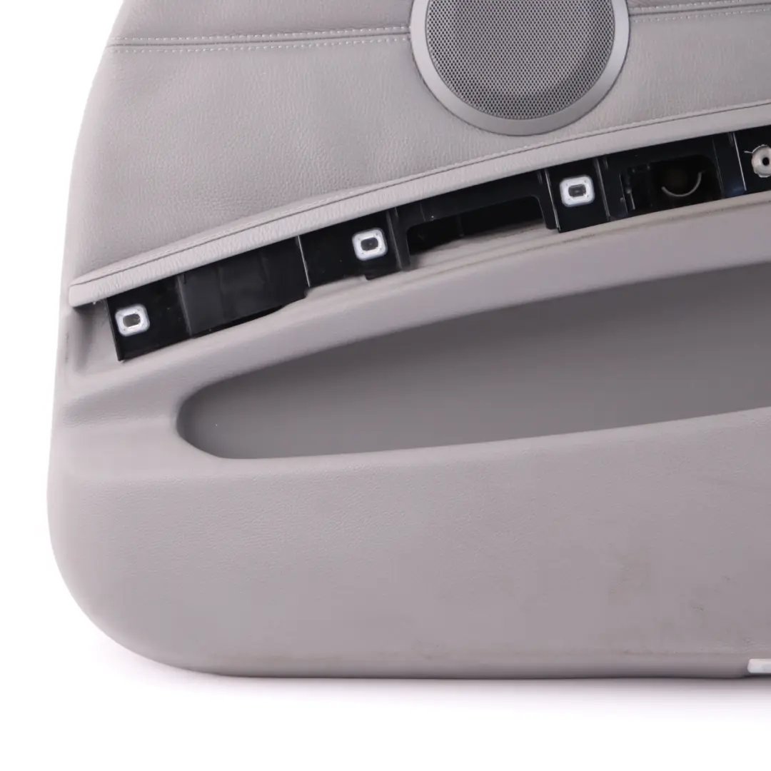 Grey Leather Front Right O/S Door Card Trim Panel to BMW 3 Series E90 E91 1 with Part number 7217548 BMW 3 Series E90 E91 1 Grey Leather Front Right O/S Door Card Trim Panel - SKU rhd-7217548-1 - Part number 7217548