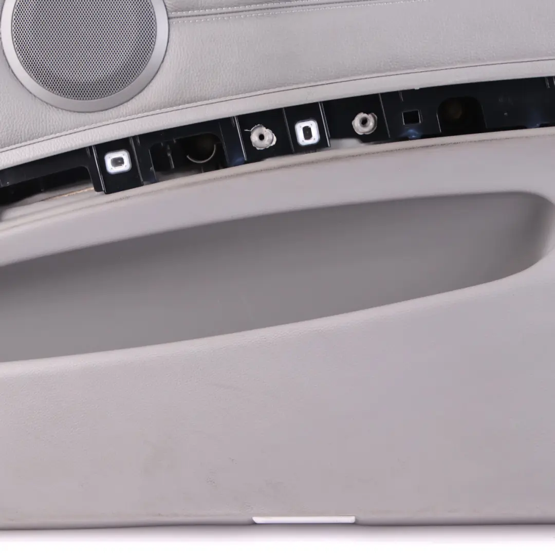 BMW 3 Series E90 E91 1 Grey Leather Front Right O/S Door Card Trim Panel - SKU rhd-7217548-1 - Part number 7217548
