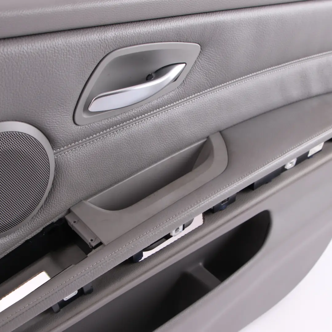 BMW 3 Series E90 E91 1 Grey Leather Front Right O/S Door Card Trim Panel - SKU rhd-7217548-1 - Part number 7217548