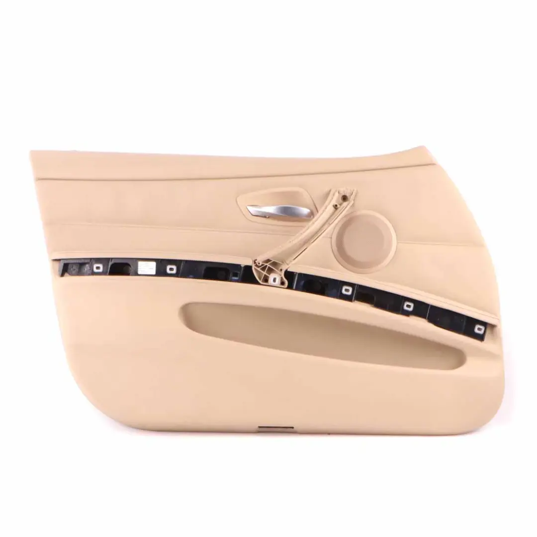 Door Card Front Left N/S Passenger Side Beige Door Trim Panel to BMW E90 E91 with Part number 7217551 BMW E90 E91 Door Card Front Left N/S Passenger Side Beige Door Trim Panel - SKU rhd-7217551 - Part number 7217551