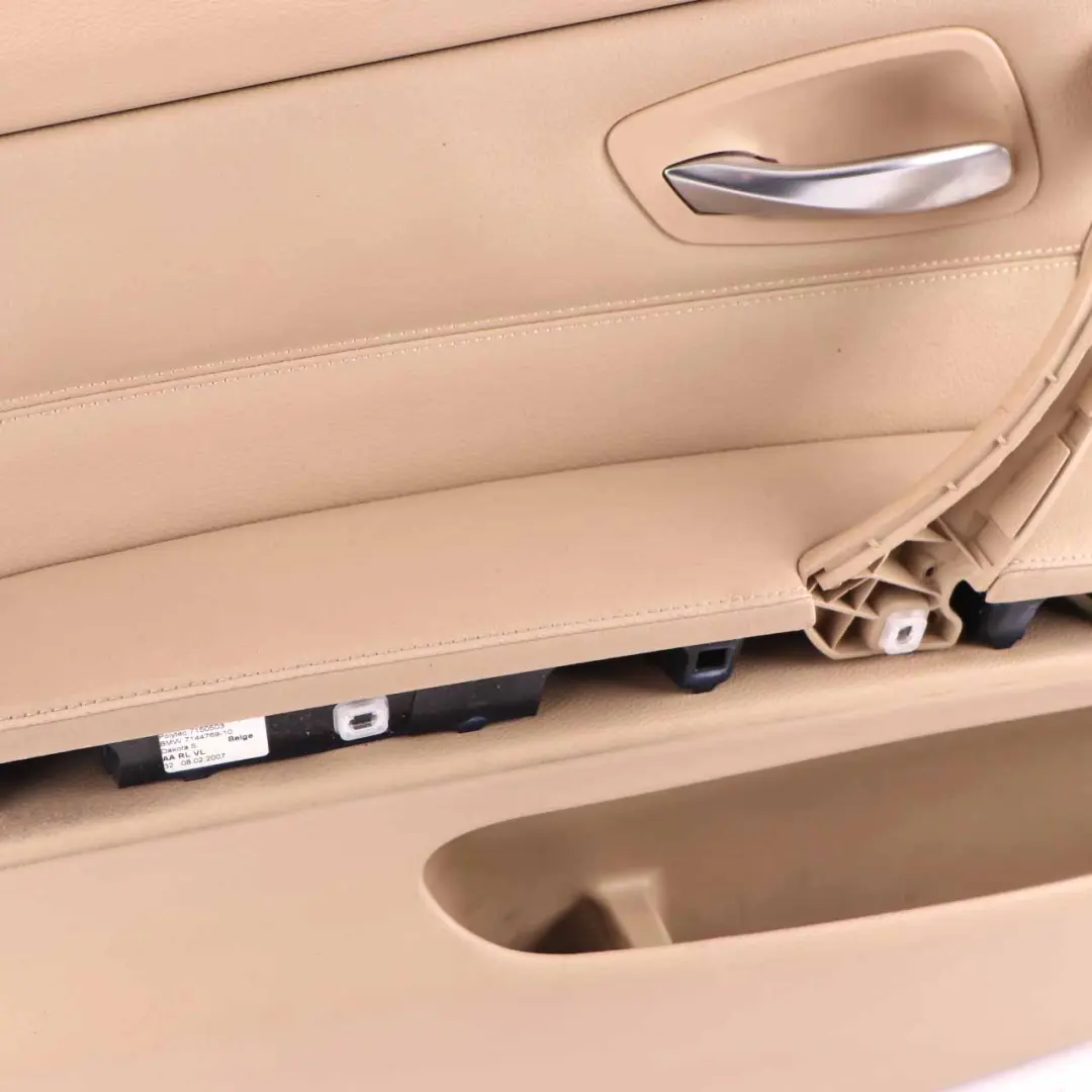 BMW E90 E91 Door Card Front Left N/S Passenger Side Beige Door Trim Panel - SKU rhd-7217551 - Part number 7217551
